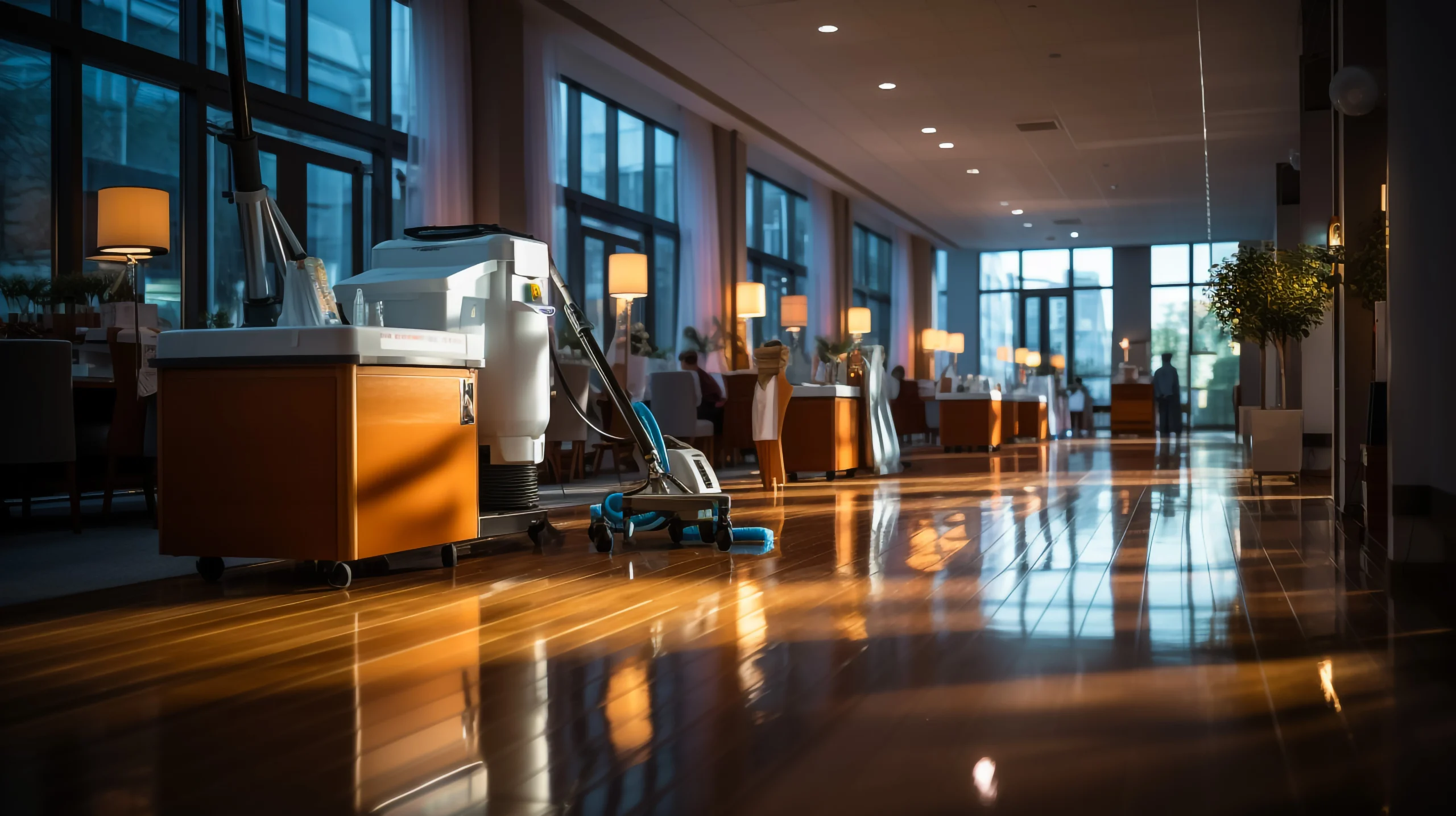 suite de dormitorio moderna en hotel con tv y mesa de trabajo convert.io scaled
